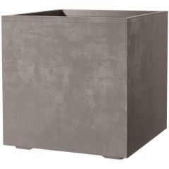 Pot de fleurs carré - DEROMA - Millennium - 80 L - 49 cm - A réserve