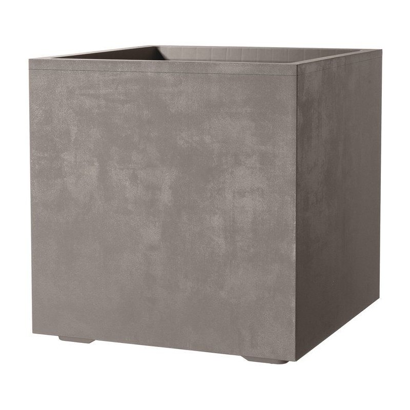 Pot de fleurs carré - DEROMA - Millennium - 80 L - 49 cm - A réserve