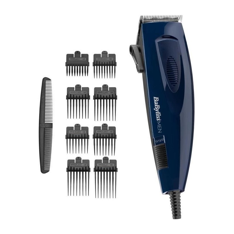 Tondeuse Cheveux - BaByliss - E695E - Lames en acier inoxydable - 8 gu Tondeuse Cheveux - BaByliss - E695E - Lames en acier inoxydable - 8 gu