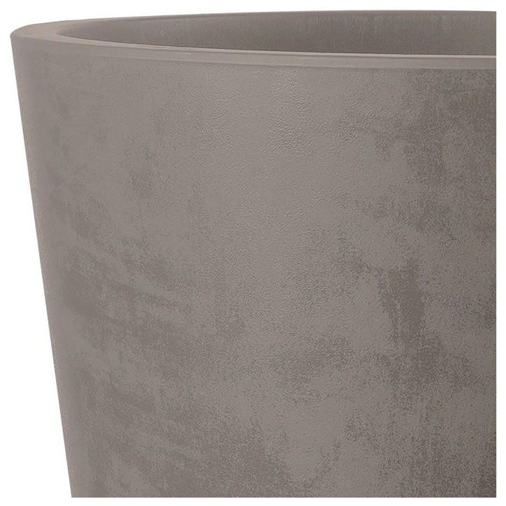 Pot de fleurs rond - DEROMA - Millennium - 79 L - Ø 50 cm - A réserve d'eau et roulettes - Marron Pot de fleurs rond - DEROMA - Millennium - 79 L - Ø 50 cm - A réserve d'eau et roulettes - Marron