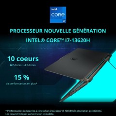 PC Portable Gamer - MSI Cyborg 15 A13VE-2093XFR - Sans Windows - 15.6