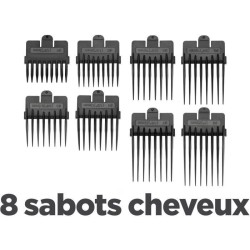 Tondeuse Cheveux - BaByliss - E695E - Lames en acier inoxydable - 8 gu