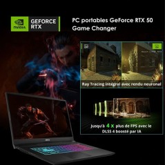 PC Portable Gamer - MSI - Katana 17 HX B14WGK-256XFR - FreeDOS - 17.3Q