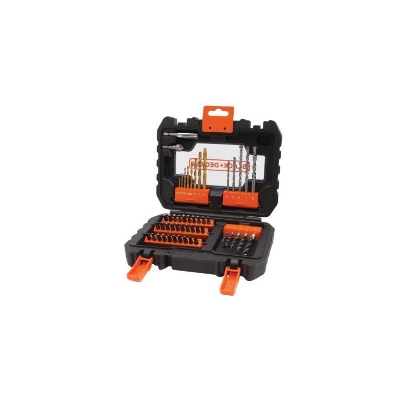Coffret perçage vissage - BLACK+DECKER - A7232-XJ - 50 Accessoires -