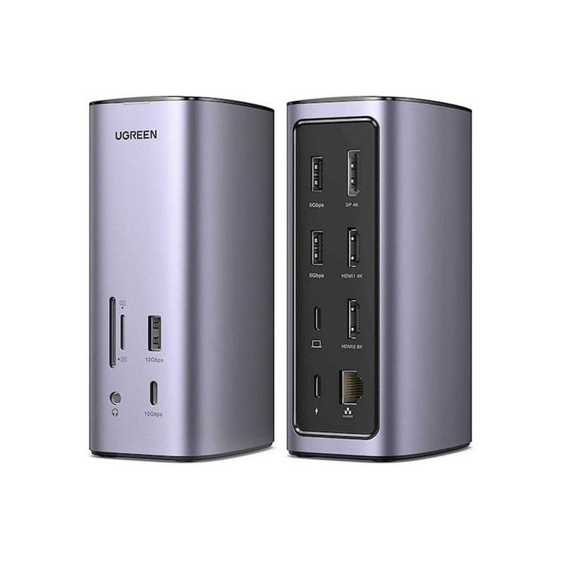 Station d'accueil multifonction USB-C Pro - UGREEN - Gris