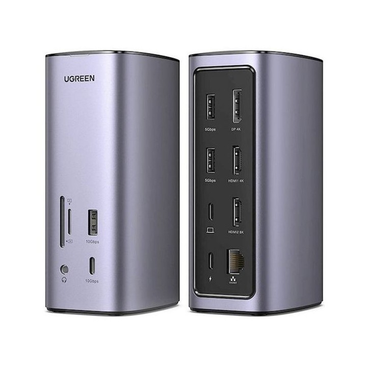 Station d'accueil multifonction USB-C Pro - UGREEN - Gris