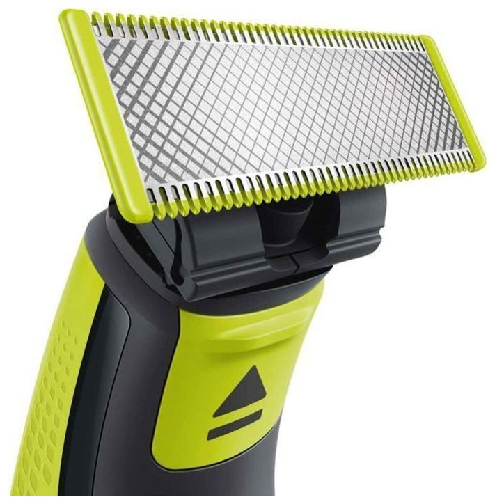 Tondeuse a barbe - PHILIPS - Oneblade QP2724/10 - 3 attaches (1 / 3 / 5 mm) incluses – sans fil rechargeable - Vert / Noir Tondeuse a barbe - PHILIPS - Oneblade QP2724/10 - 3 attaches (1 / 3 / 5 mm) incluses – sans fil rechargeable - Vert / Noir