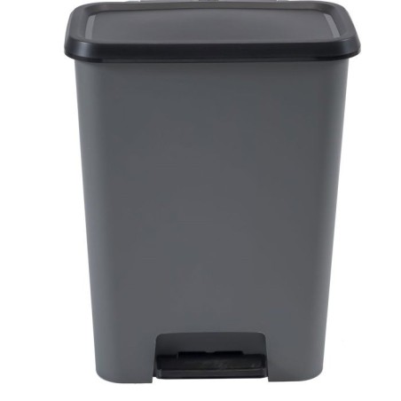 Pédale de tri a pédale Duo - CURVER - COMPATTA - 23 L + 23 L - Gris