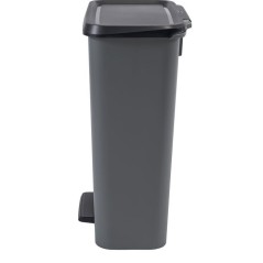 Pédale de tri a pédale Duo - CURVER - COMPATTA - 23 L + 23 L - Gris anthracite - Polypropylene