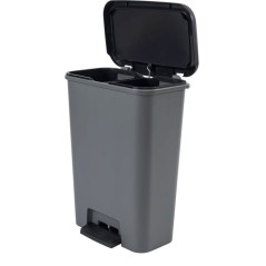 Pédale de tri a pédale Duo - CURVER - COMPATTA - 23 L + 23 L - Gris