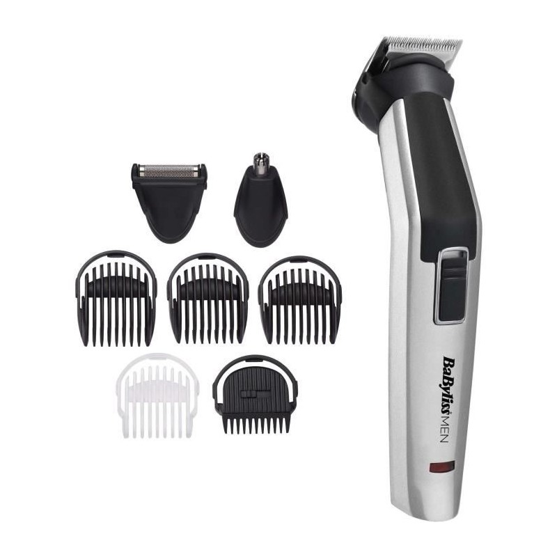 Tondeuse multi-usages 8 en 1 Titanium - BABYLISS - MT726E - Sans fil - Tondeuse multi-usages 8 en 1 Titanium - BABYLISS - MT726E - Sans fil -