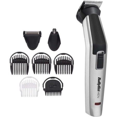 Tondeuse multi-usages 8 en 1 Titanium - BABYLISS - MT726E - Sans fil -