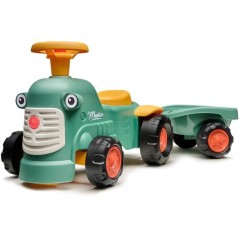 Porteur tracteur Maurice - FALK - Volant directionnel et remorque - 10