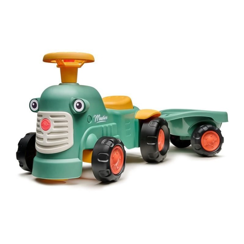 Porteur tracteur Maurice - FALK - Volant directionnel et remorque - 10