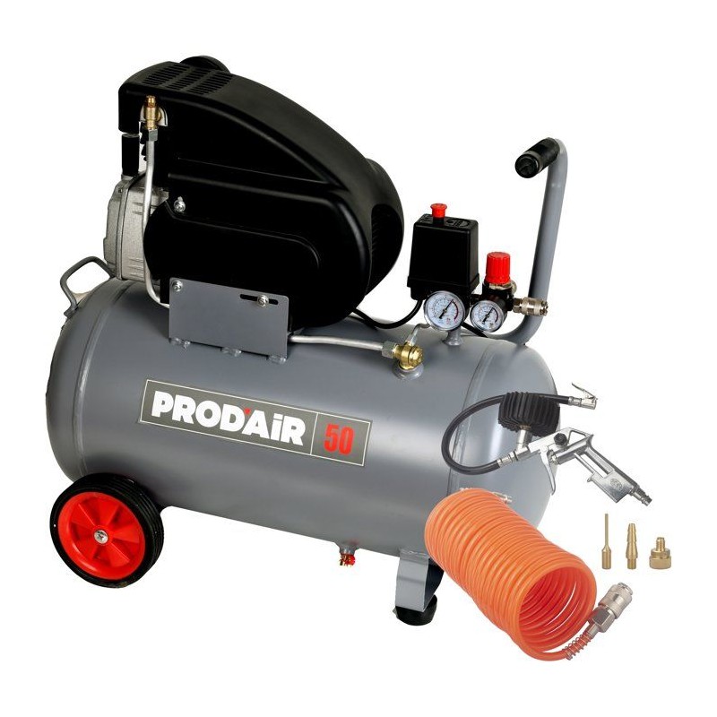 Compresseur d'air - PRODAIR - Prodair50 - 50L - 2CV - 8 bars - Double