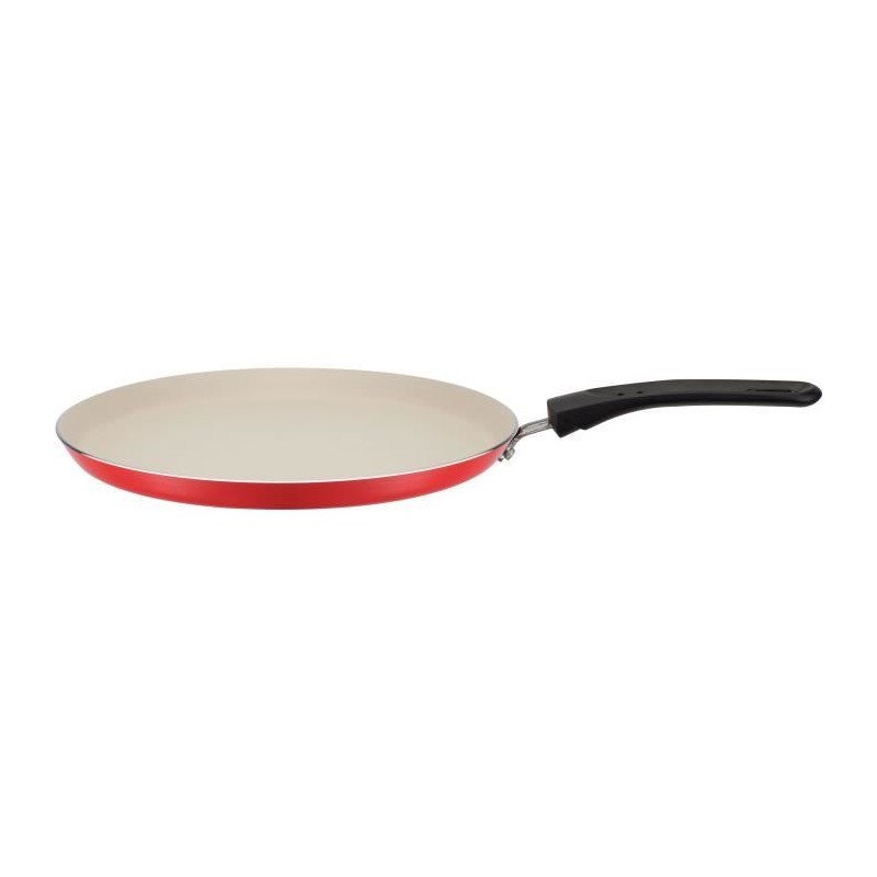 Crepiere avec étaleur - GSW - 456715 - Aluminium - Extérieur rouge s