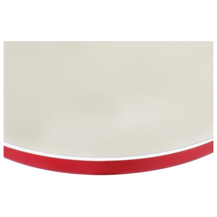 Crepiere avec étaleur - GSW - 456715 - Aluminium - Extérieur rouge siliconé - 26 cm - Tous feux dont induction Crepiere avec étaleur - GSW - 456715 - Aluminium - Extérieur rouge siliconé - 26 cm - Tous feux dont induction