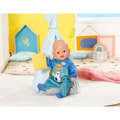 Combinaison - BABY BORN - Bleue - Motif ours - Avec cintre - Pour poup