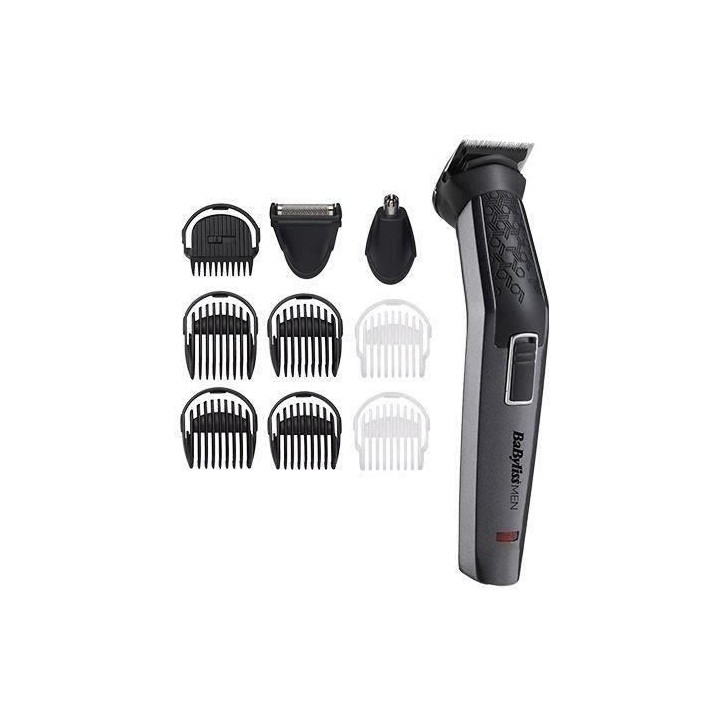 Tondeuse multifonction Babyliss MEN MT727E - 10 en 1 - lames en carbone-titane - autonomie 60 min Tondeuse multifonction Babyliss MEN MT727E - 10 en 1 - lames en carbone-titane - autonomie 60 min
