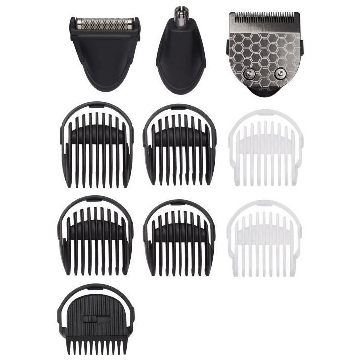 Tondeuse multifonction Babyliss MEN MT727E - 10 en 1 - lames en carbone-titane - autonomie 60 min Tondeuse multifonction Babyliss MEN MT727E - 10 en 1 - lames en carbone-titane - autonomie 60 min
