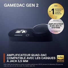 Amplificateur DAC - STEELSERIES - GameDAC Gen 2 - Pour PC et PlayStati