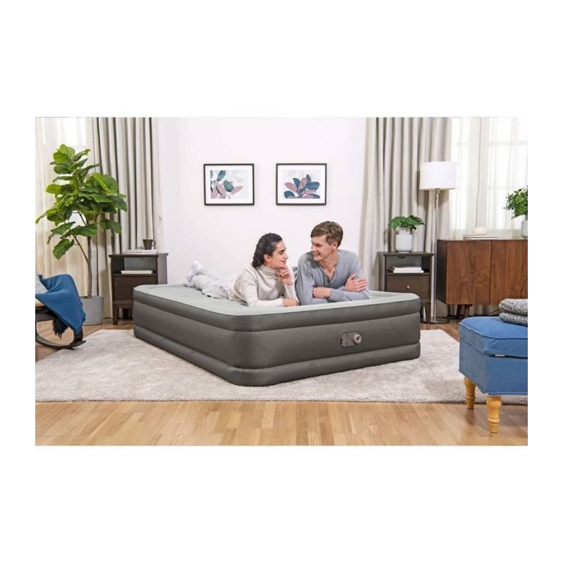 Lit gonflable - Bestway - 1069050XXX23 - 2 places - Fortech - Antimicr
