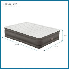 Lit gonflable - Bestway - 1069050XXX23 - 2 places - Fortech - Antimicr