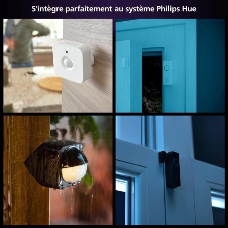 Caméra filaire - Philips Hue - Secure - HD 1080P - Utilisation intérieure ou extérieure - Contrôle avec une seule applicatio