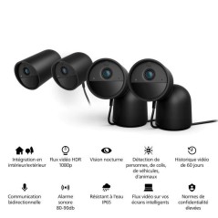 Caméra filaire - Philips Hue - Secure - HD 1080P - Utilisation intér