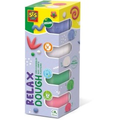 Pâte a modeler - SES CREATIVE - Feel good - Relax (4x90gr) - Végane