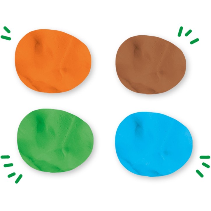 Pâte a modeler Feel good - SES CREATIVE - Dough - Nature (4x90gr) - Couleur naturelle - Activité créative et ludique - Age : Pâte a modeler Feel good - SES CREATIVE - Dough - Nature (4x90gr) - Couleur naturelle - Activité créative et ludique - Age :