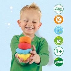 Pâte a modeler Feel good - SES CREATIVE - Dough - Nature (4x90gr) - C