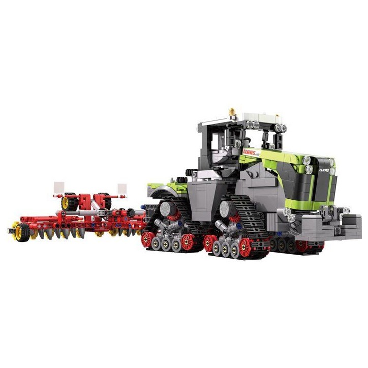 CADA Master - Jeu de construction - Tracteur agricole Claas Xerion 5000 - Échelle 1:32 - 1336 pieces - Des 8 ans CADA Master - Jeu de construction - Tracteur agricole Claas Xerion 5000 - Échelle 1:32 - 1336 pieces - Des 8 ans
