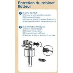 Kit chasse d'eau a tirette - ROUSSEAU - Certifié NF - Silencieux - An