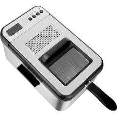 Friteuse électrique - Sencor - SFR 8200SS - 2200 W - 3,2 L - Noir/Aci