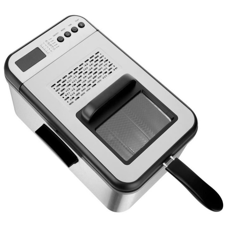 Friteuse électrique - Sencor - SFR 8200SS - 2200 W - 3,2 L - Noir/Acier Inoxydable Friteuse électrique - Sencor - SFR 8200SS - 2200 W - 3,2 L - Noir/Acier Inoxydable