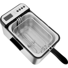Friteuse électrique - Sencor - SFR 8200SS - 2200 W - 3,2 L - Noir/Aci