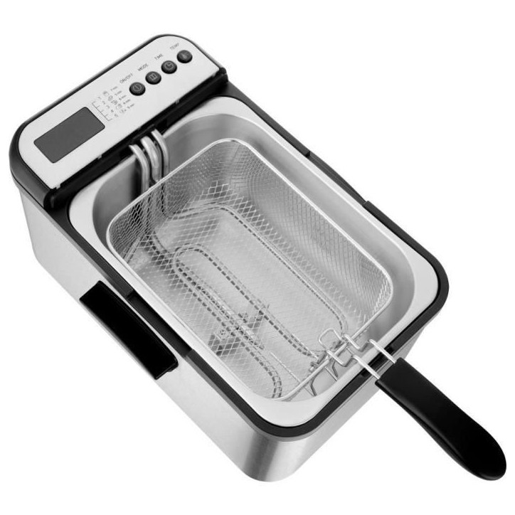 Friteuse électrique - Sencor - SFR 8200SS - 2200 W - 3,2 L - Noir/Acier Inoxydable Friteuse électrique - Sencor - SFR 8200SS - 2200 W - 3,2 L - Noir/Acier Inoxydable