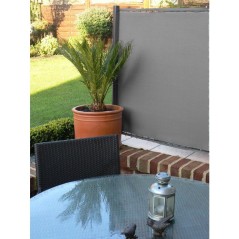 Natte brise-vue - NATURE - 200 g - Anthracite - 10 x 1 m