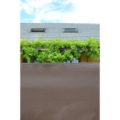 Natte brise-vue - NATURE - 200 g - Taupe - 10 x 1 m