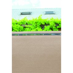 Natte brise-vue - NATURE - 200 g - Taupe - 10 x 1 m