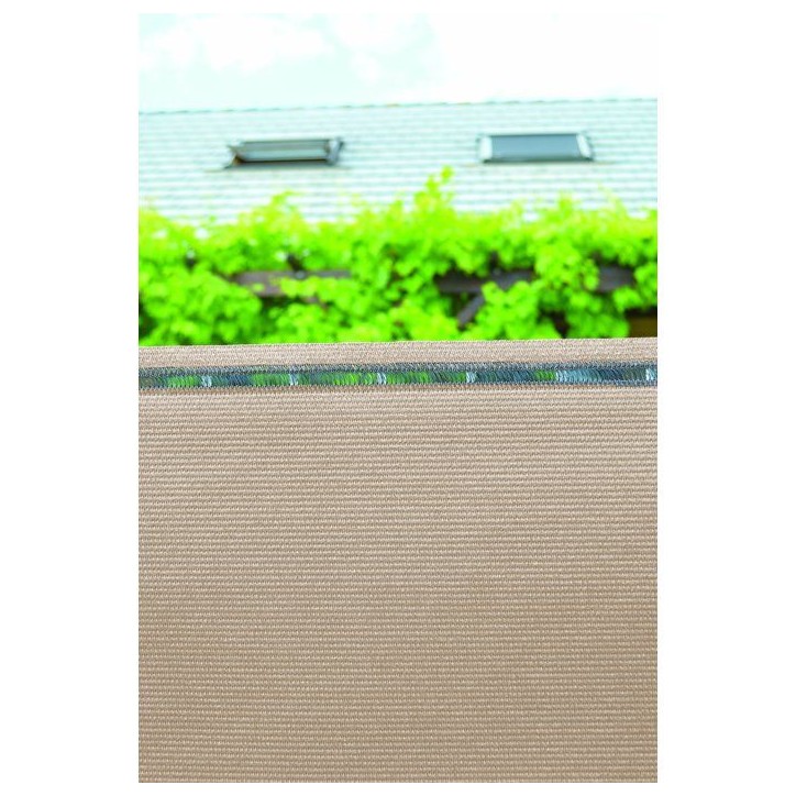 Natte brise-vue - NATURE - 200 g - Taupe - 10 x 1 m
