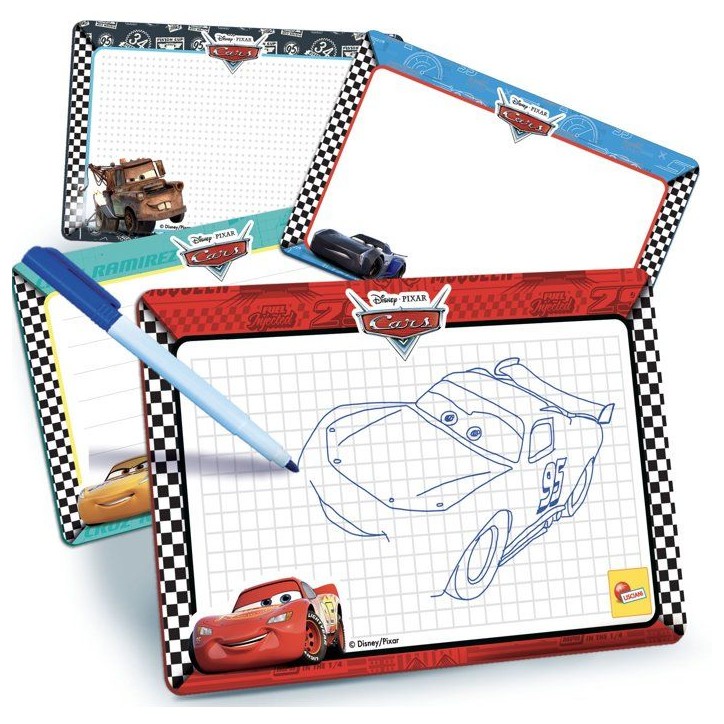 Pocket Studio de Dessin - Cars - LISCIANIGIOCHI - Kit Dessin - Ardoises effaçables - Guide explicatif - Des 3 ans Pocket Studio de Dessin - Cars - LISCIANIGIOCHI - Kit Dessin - Ardoises effaçables - Guide explicatif - Des 3 ans