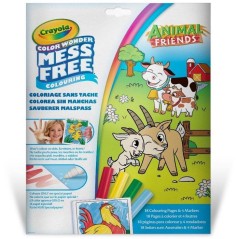 Set de coloriage - CRAYOLA - Color Wonder - Animal Friends - Livre + 4