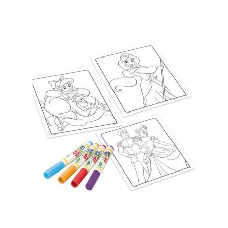 Set de coloriage - CRAYOLA - Color Wonder - Princesses Disney - Livre + 4 feutres - Des 3 ans