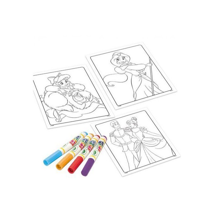 Set de coloriage - CRAYOLA - Color Wonder - Princesses Disney - Livre + 4 feutres - Des 3 ans Set de coloriage - CRAYOLA - Color Wonder - Princesses Disney - Livre + 4 feutres - Des 3 ans