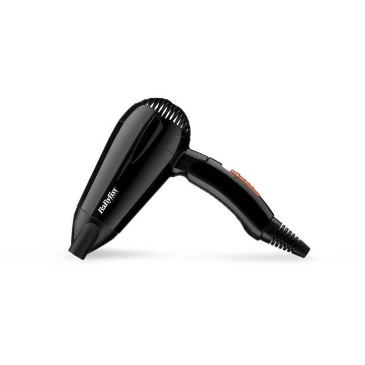 Seche-cheveux - BaByliss - 5344E Travel Dry 2000 - Compact Léger avec poignée pliable Seche-cheveux - BaByliss - 5344E Travel Dry 2000 - Compact Léger avec poignée pliable