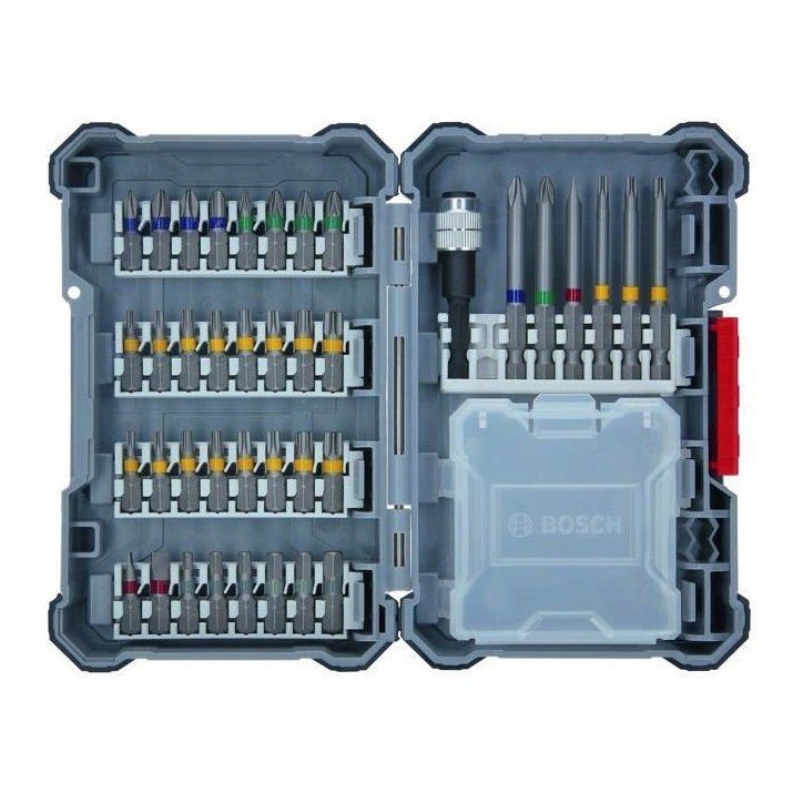 Embout de tournevis - Bosch Professional - 2607017464 - 40 pieces - Acier modifié S2 - Personnalisable