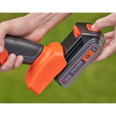 Sculpte-haies et cisaille a gazon sans fil + batterie 2Ah + chargeur -