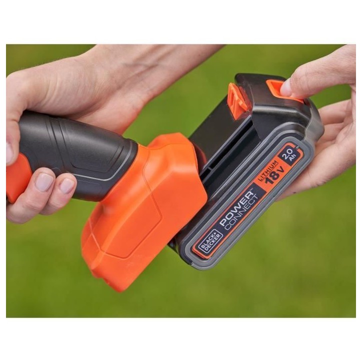 Sculpte-haies et cisaille a gazon sans fil + batterie 2Ah + chargeur - BLACK&DECKER - BCSS18D1-QW - 18V Sculpte-haies et cisaille a gazon sans fil + batterie 2Ah + chargeur - BLACK&DECKER - BCSS18D1-QW - 18V